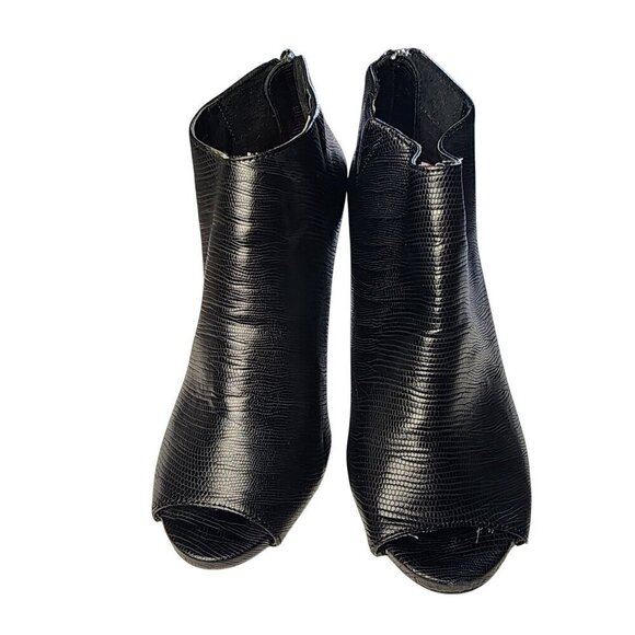 Ann Marino Dressy Stiletto Ankle Shooties Black Women's Size 7.5 - Picture 2 of 16